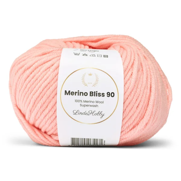 LindeHobby Merino Bliss 90 24 Rose pêche