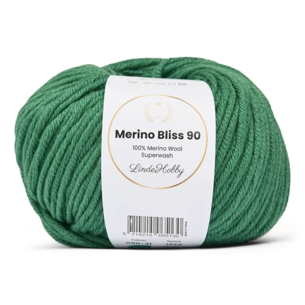 LindeHobby Merino Bliss 90 21 Vert émeraude
