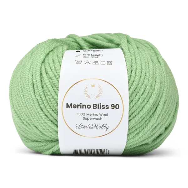 LindeHobby Merino Bliss 90 19 Vert sauge