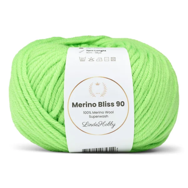 LindeHobby Merino Bliss 90 39 Vert fluo