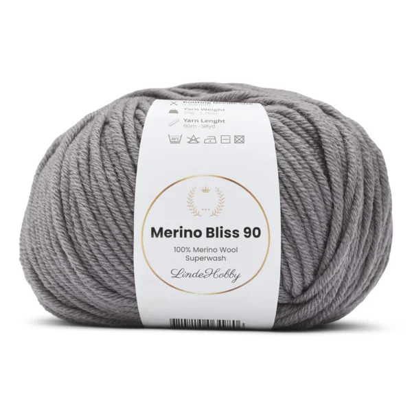 LindeHobby Merino Bliss 90 06 Gris foncé