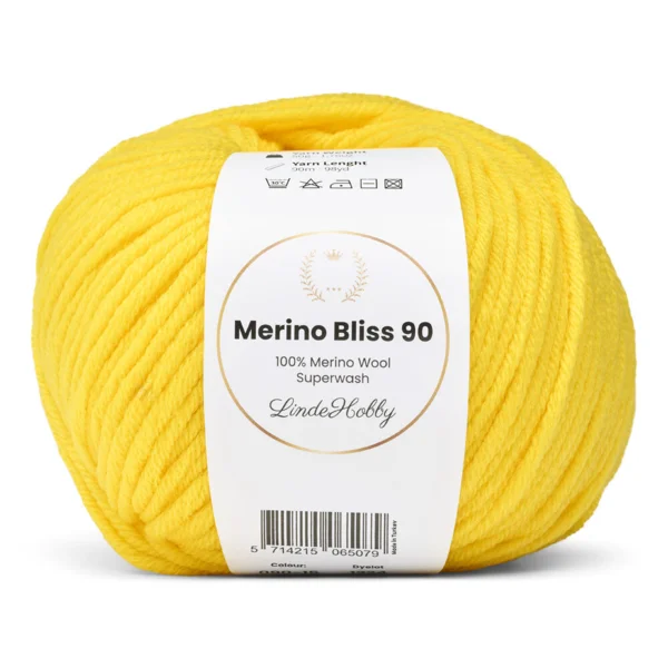 LindeHobby Merino Bliss 90 15 Jaune