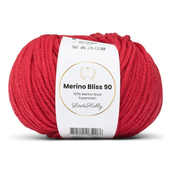 LindeHobby Merino Bliss 90 28 Rouge rubis