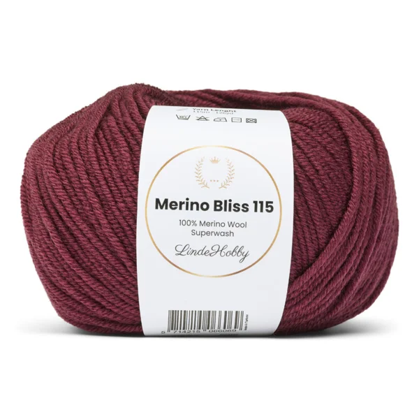 LindeHobby Merino Bliss 115 20 Bordeaux