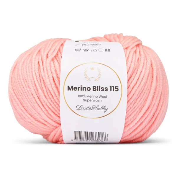 LindeHobby Merino Bliss 115 21 Rose pêche