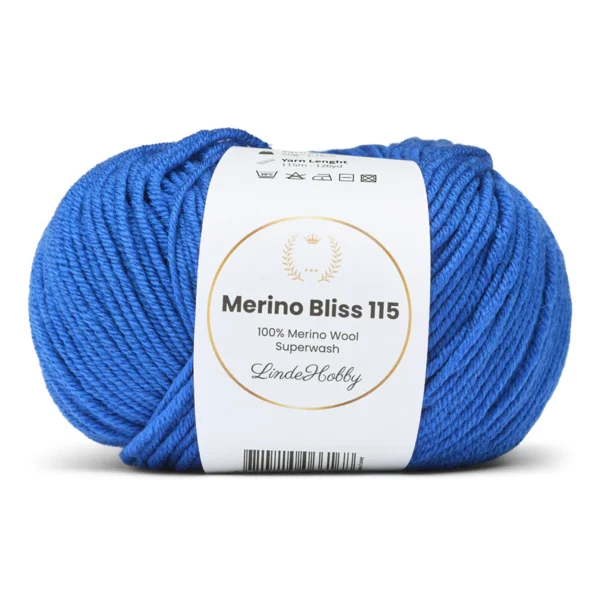 LindeHobby Merino Bliss 115 30 Bleu cobalt