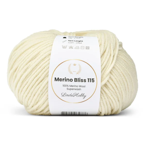 LindeHobby Merino Bliss 115 02 Ivoire