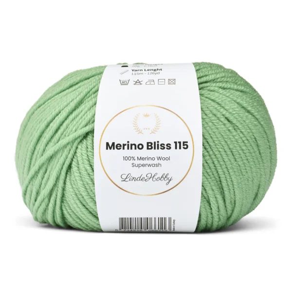 LindeHobby Merino Bliss 115 25 Vert sauge