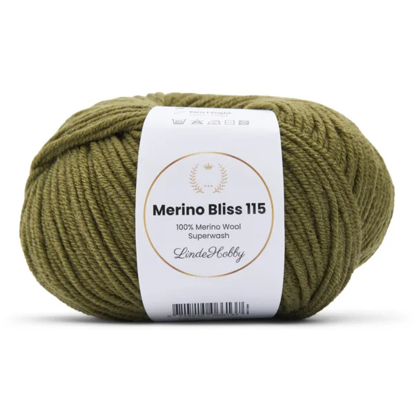 LindeHobby Merino Bliss 115 27 Vert mousse