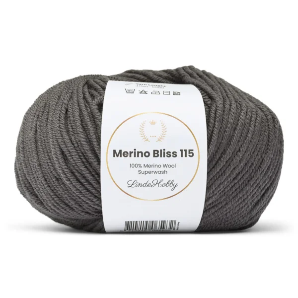 LindeHobby Merino Bliss 115 07 Gris bleu foncé