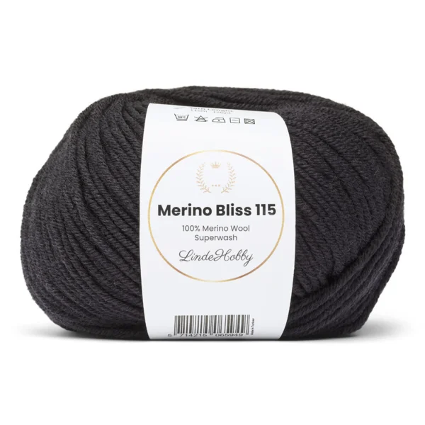 LindeHobby Merino Bliss 115 08 Noir
