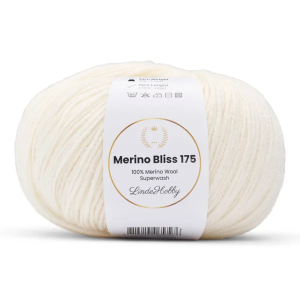 LindeHobby Merino Bliss 175 37 Crème vanille