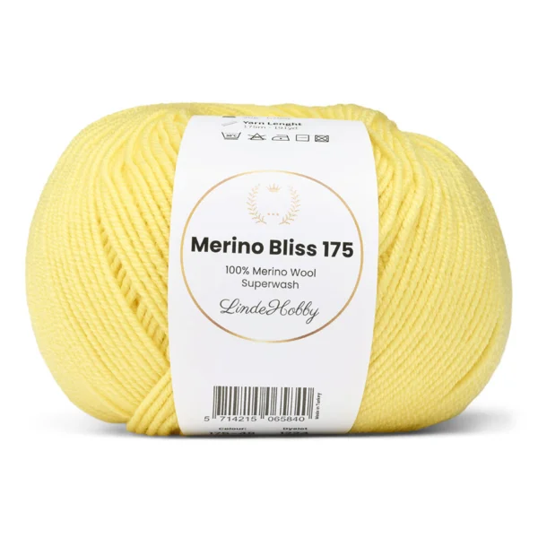 LindeHobby Merino Bliss 175 49 Jaune clair
