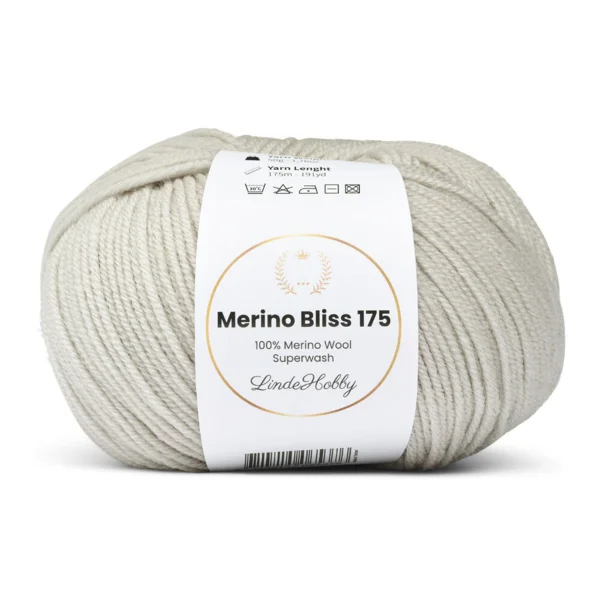 LindeHobby Merino Bliss 175 02 Gris clair
