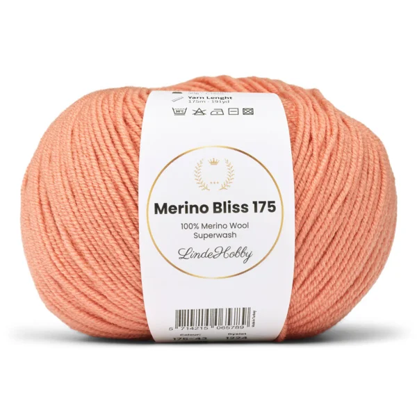 LindeHobby Merino Bliss 175 43 Saumon clair