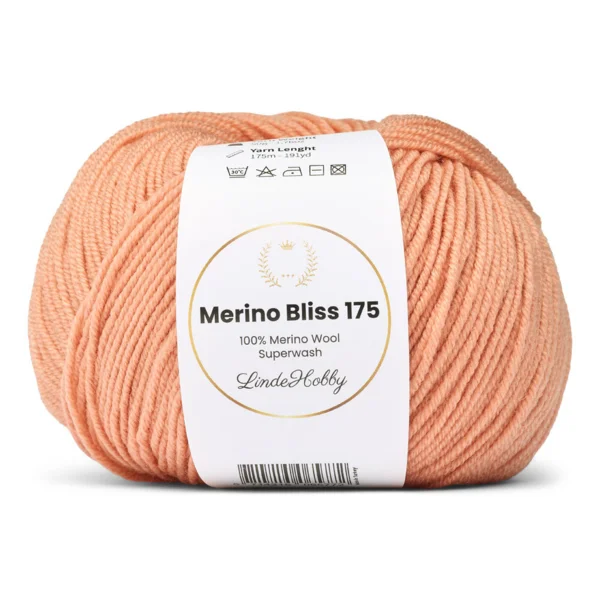 LindeHobby Merino Bliss 175 42 Pêche crémeuse