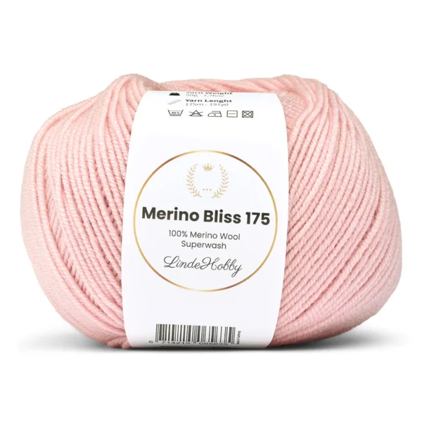 LindeHobby Merino Bliss 175 28 Rose bébé
