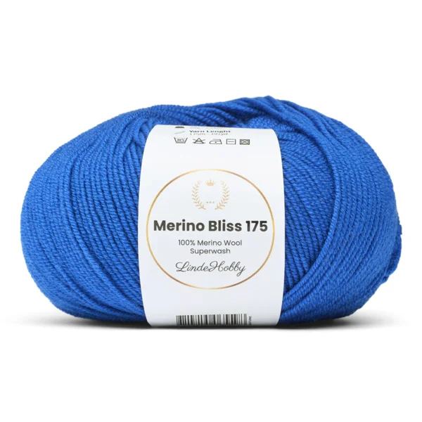 LindeHobby Merino Bliss 175 24 Bleu cobalt