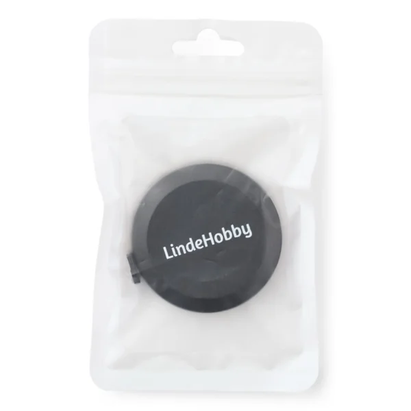 LindeHobby Mètre Ruban Rétractable, 150 cm, Noir