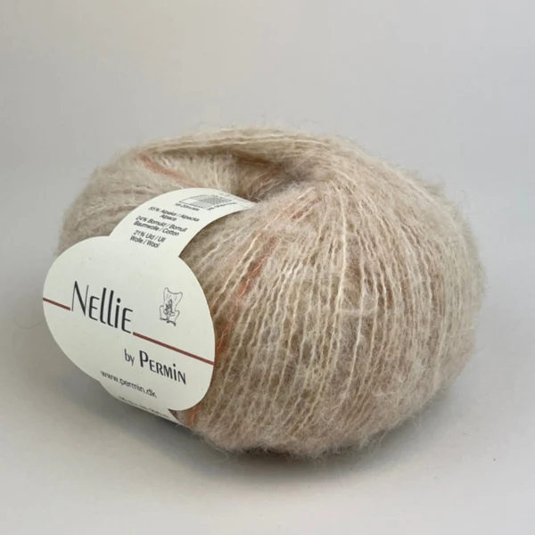 Permin Nellie 09 Beige clair/corail