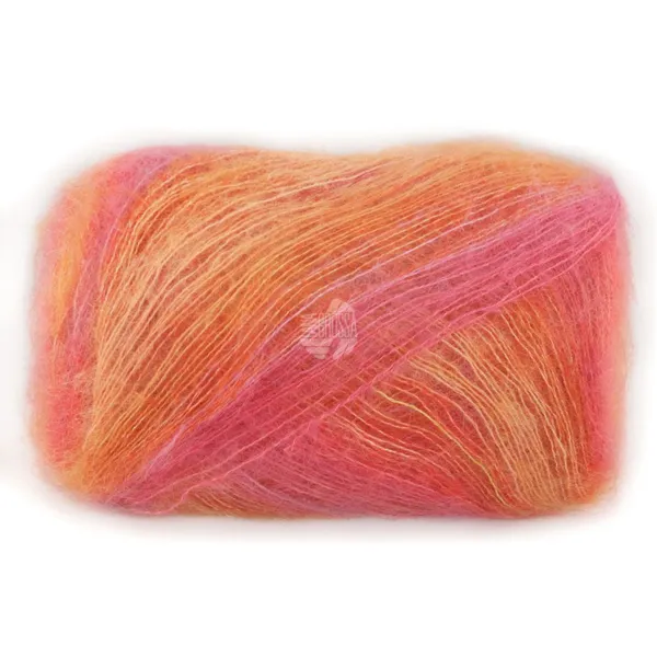 Lana Grossa Cottonhair 101 Homard/orange/orange clair/rose/fuchsia/rouge