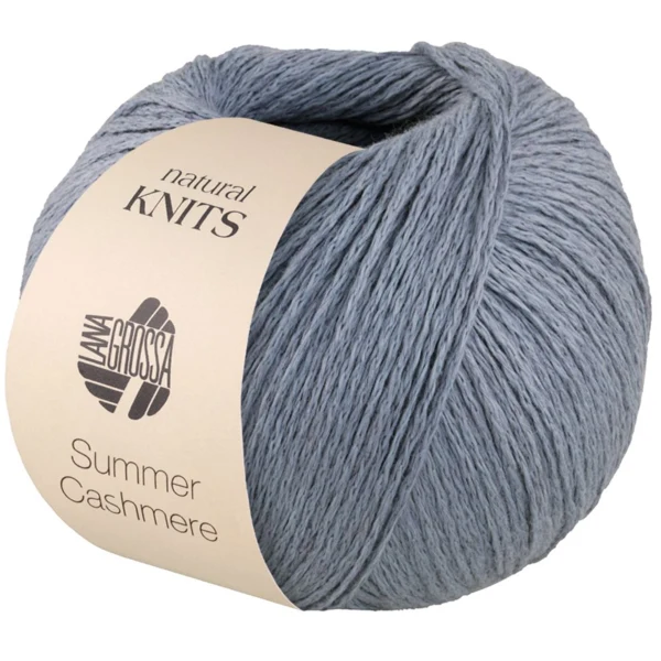 Lana Grossa Summer Cashmere 10 Bleu gris