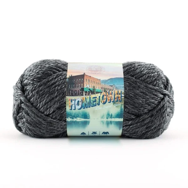 Lion Brand Hometown 135-150S Chicago Charcoal