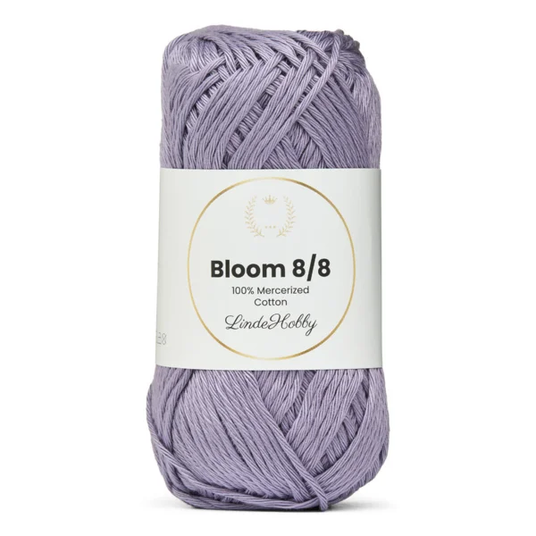 LindeHobby Bloom 8/8 Mercerized Cotton 12 Lilas clair