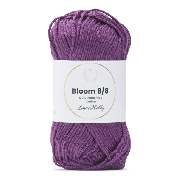 LindeHobby Bloom 8/8 Mercerized Cotton 13 Violet