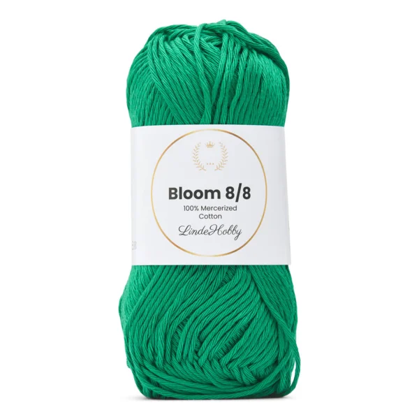 LindeHobby Bloom 8/8 Mercerized Cotton 33 Vert Benetton