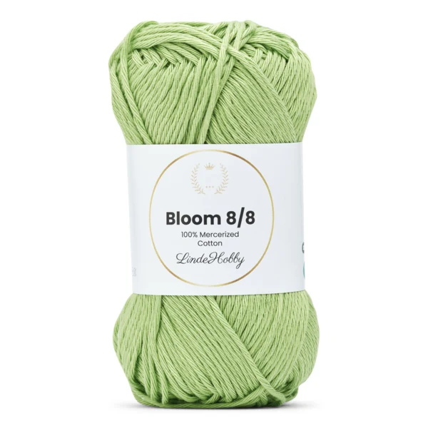 LindeHobby Bloom 8/8 Mercerized Cotton 18 Citron vert