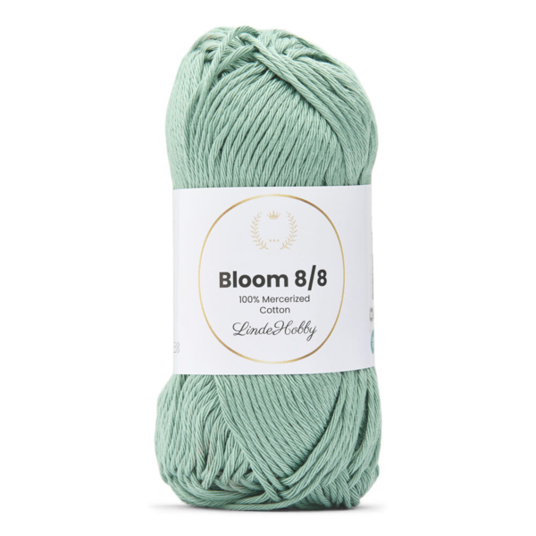 LindeHobby Bloom 8/8 Mercerized Cotton 19 Vert vintage