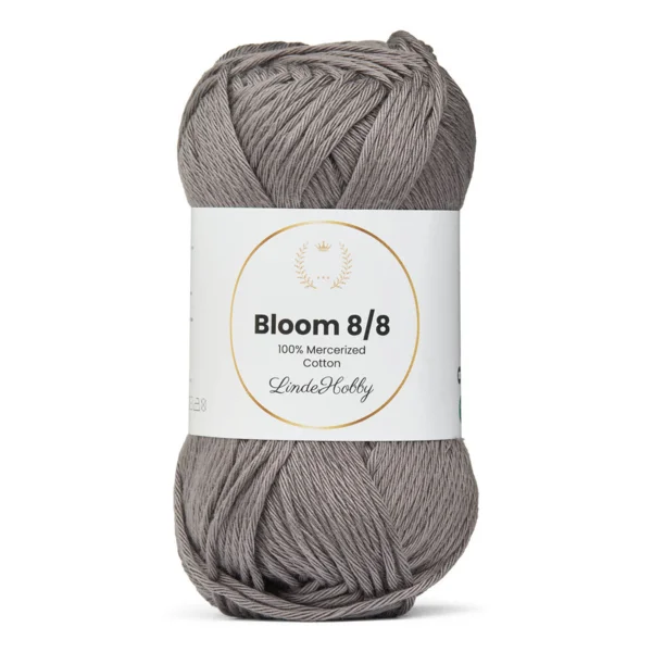 LindeHobby Bloom 8/8 Mercerized Cotton 04 Fumé