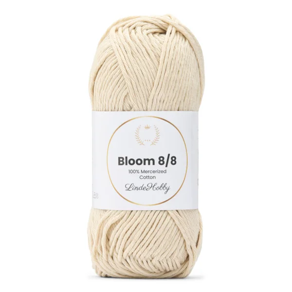 LindeHobby Bloom 8/8 Mercerized Cotton 05 Écru