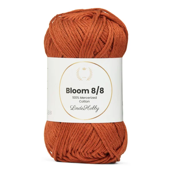 LindeHobby Bloom 8/8 Mercerized Cotton 36 Couleur brique