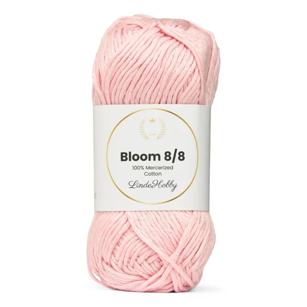LindeHobby Bloom 8/8 Mercerized Cotton 09 Rose clair