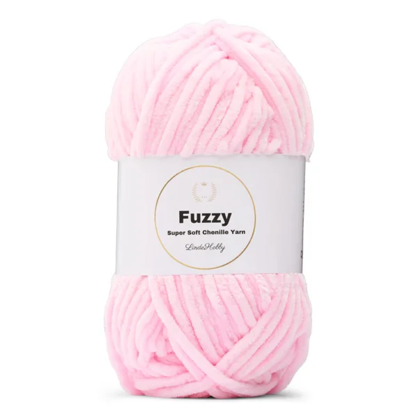 LindeHobby Fuzzy Chenille 04 Babyroze (Licht)