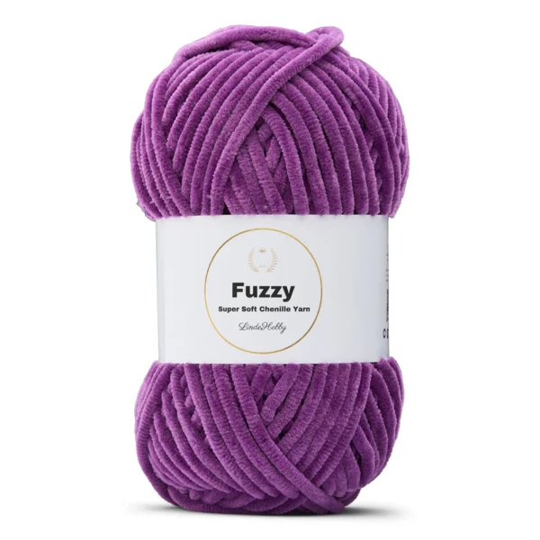 LindeHobby Fuzzy Chenille 40 Paars