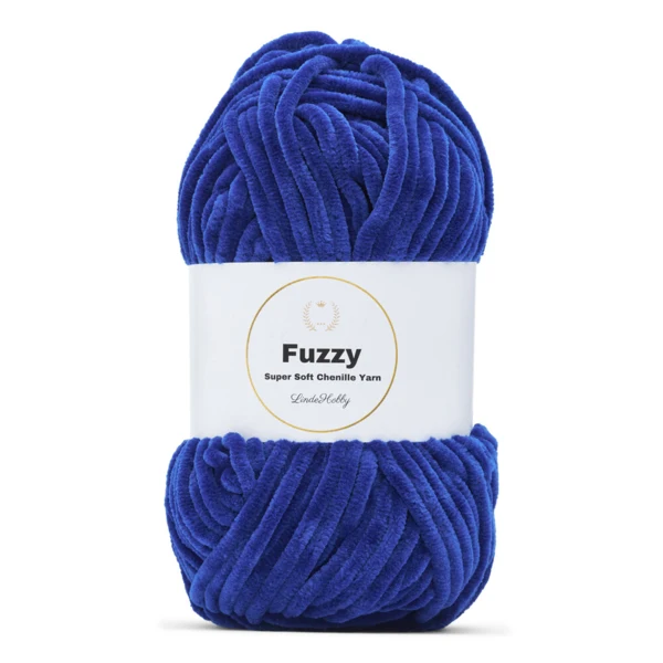 LindeHobby Fuzzy Chenille 26 Saxblauw