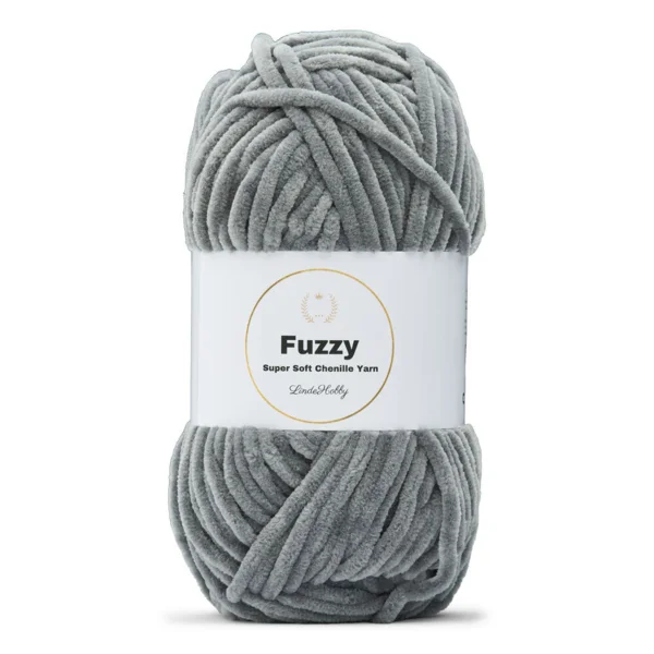 LindeHobby Fuzzy Chenille 05 Donkergrijs