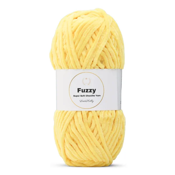 LindeHobby Fuzzy Chenille 09 Geel
