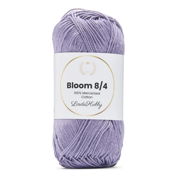 LindeHobby Bloom 8/4 Mercerized Cotton 12 Lichtlila