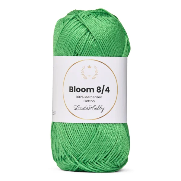 LindeHobby Bloom 8/4 Mercerized Cotton 38 Groen