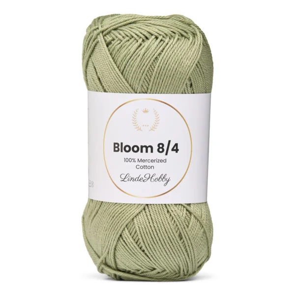 LindeHobby Bloom 8/4 Mercerized Cotton 29 Saliegroen