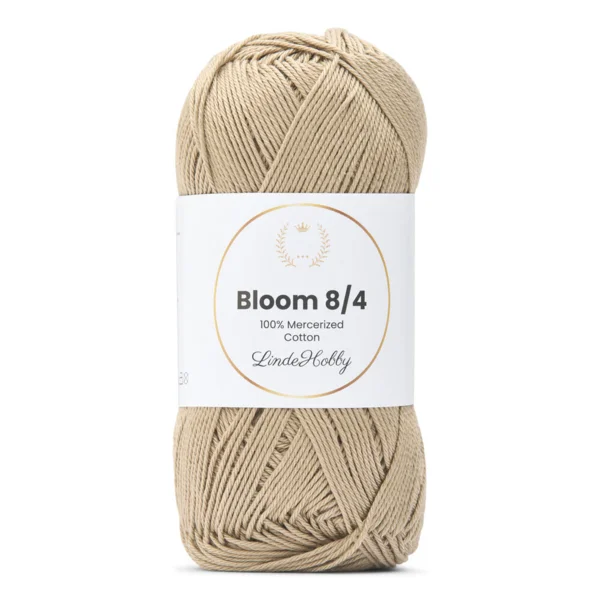 LindeHobby Bloom 8/4 Mercerized Cotton 40 Latte