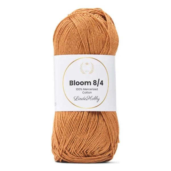 LindeHobby Bloom 8/4 Mercerized Cotton 07 Brons