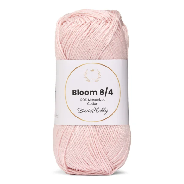 LindeHobby Bloom 8/4 Mercerized Cotton 31 Pastelroze