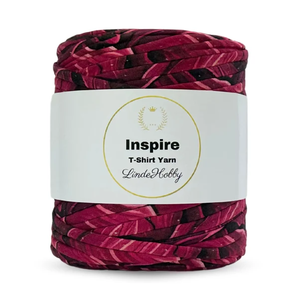 LindeHobby Inspire Print 141 Rouge à fleurs