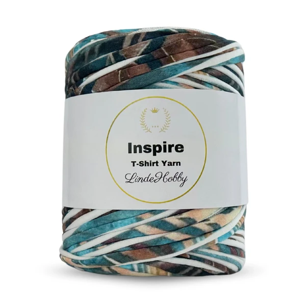 LindeHobby Inspire Print 11 Motif nature brun et bleu