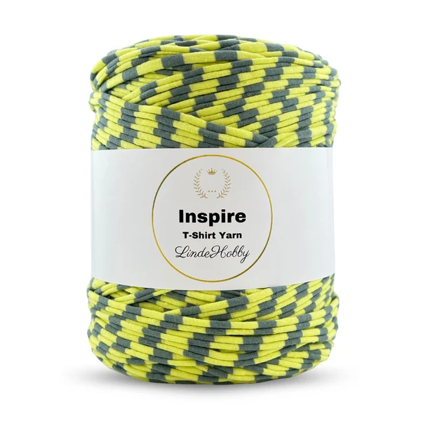 LindeHobby Inspire Print 70 Citron vert avec des rayures